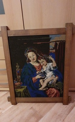 Gobelin,,Madonna  mit  Kind ''