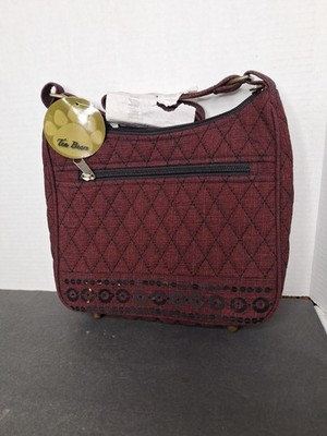 Vintage Ten Bears Red Denim Outer Pocket Sling Purse New Old Stock