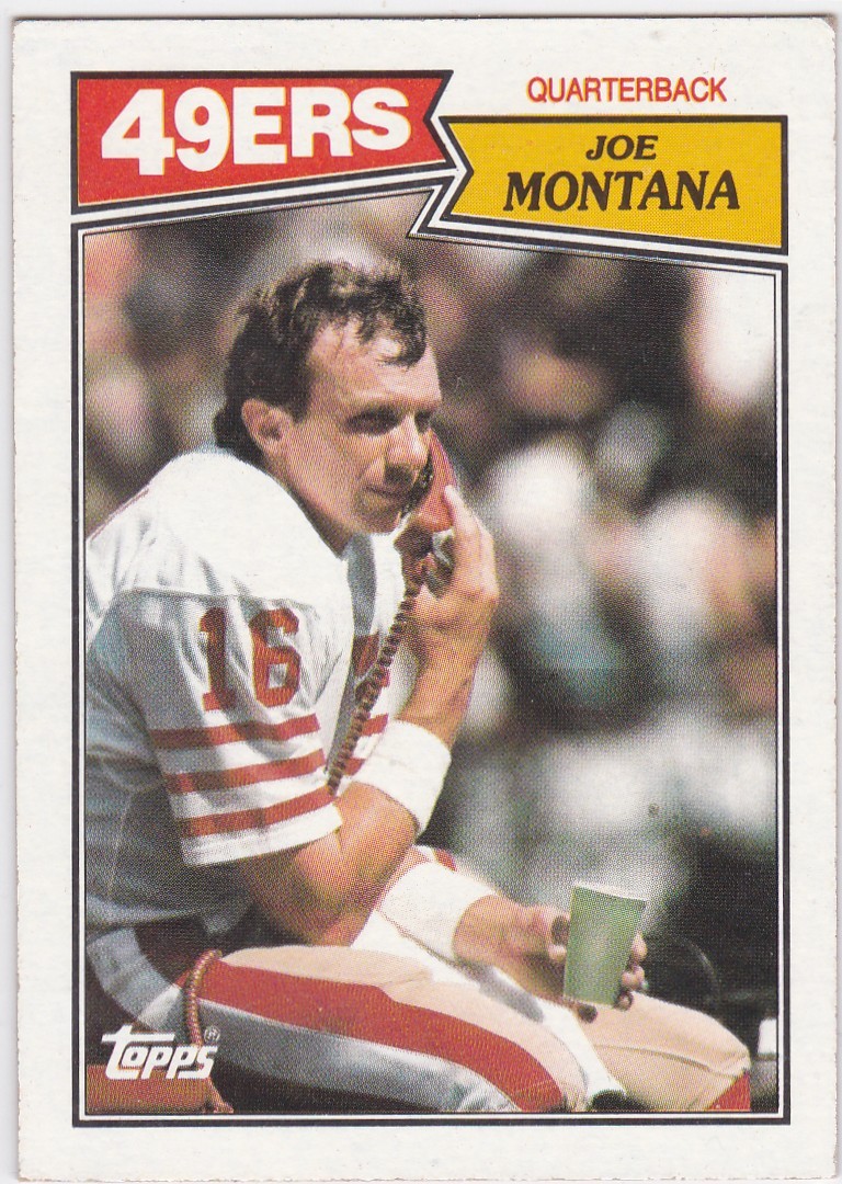 1987 Topps #112 Joe Montana San Francisco 49ers
