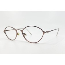 Liz Claiborne LC 125 AMT Titanium Eyeglass Frames Women Plum Oval 145mm