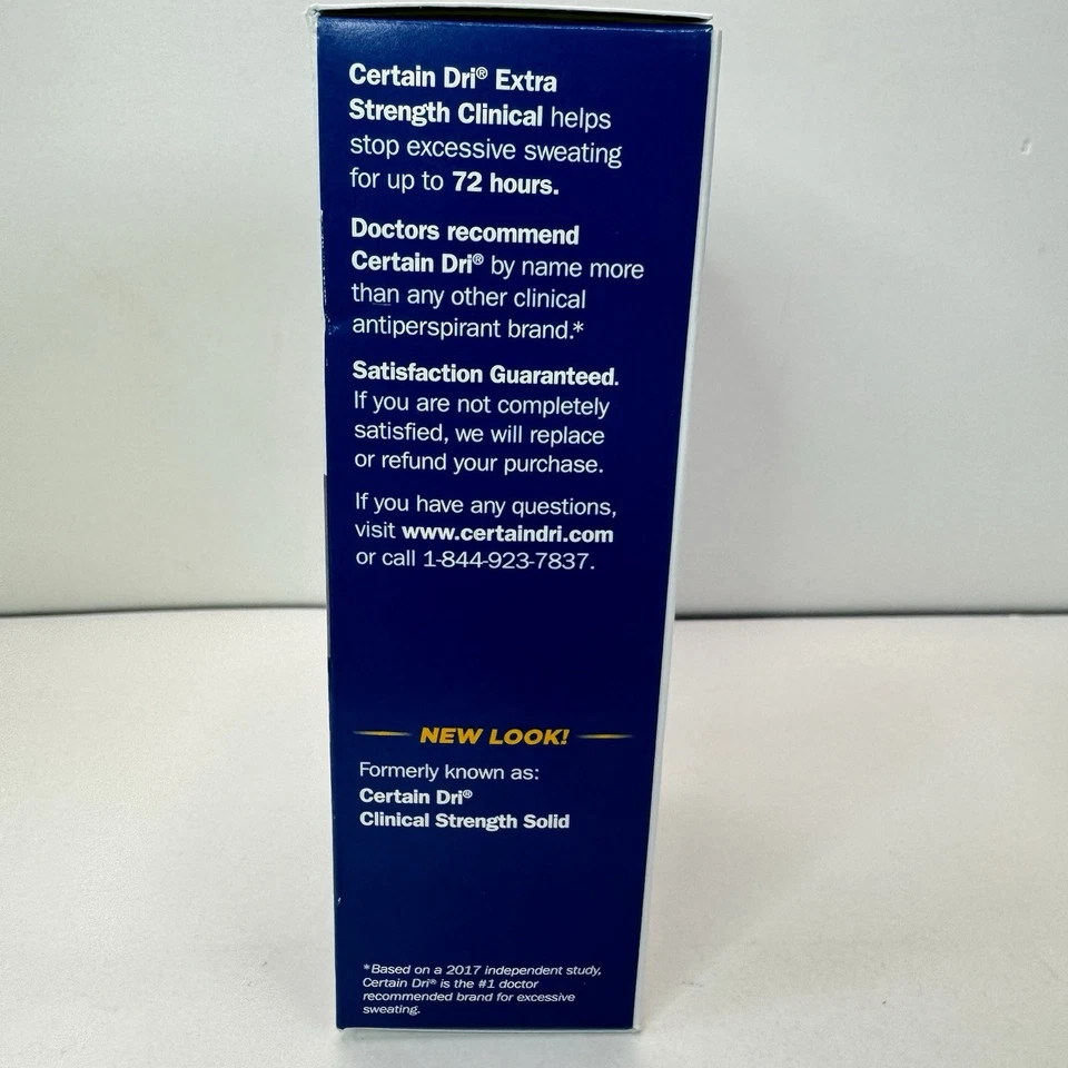 Certain DRI 72HR Protection Extra Strength Solid Antiperspirant 1.7 oz. Exp 7/25 - Image 4 of 4