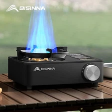 Bisinna 5800w Windproof Camping Gas Stove Portable Outdoor Cooking Burner