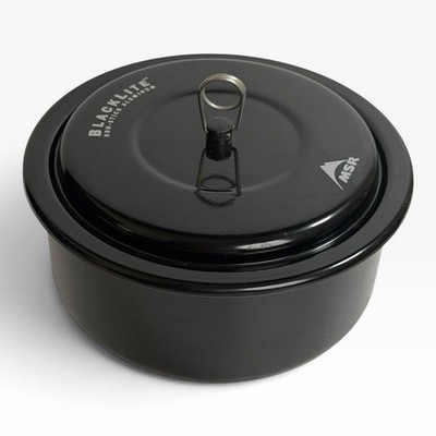MSR BlackLite 2 Pot Cookset Aluminum Nonstick Lid Bag Backpacking Camping