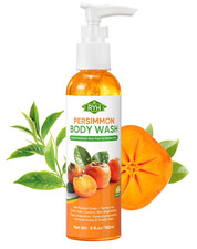 RYH Persimmon Body Wash for Odor Control   Natural Deodorant Soap Unisex 8.5 fl