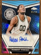 2023 - 2024 ROBERT PARISH Auto Topps Chrome Blue Refractor 01/10 Celtics HOF