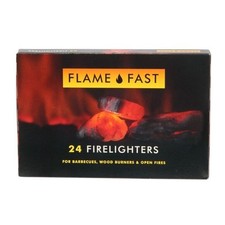 FlameFast -  48x Fire Lighters - Long Burning Firelighter Bulkbuy 0.10 per lighter