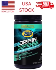 Zep DRAIN Defense Care Powder Build-Up Clog Remover Slow Disposals 18oz ZDC16