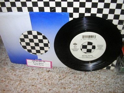 BRITNEY SPEARS-Baby One More Time-OR.JUKEBOX PROMO NM- 45 & SLEEVE+TITLE STRIP!