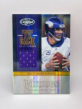 Panini Fabric Of The Game Brett Favre Game Worn Jersey Card Patch #2 /99 Vikings