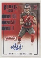 2016 Panini Contenders Rookie Ticket Adam Humphries #265 Auto 1m8