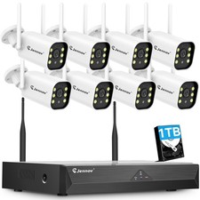 HD 5MP WiFi IP Camera Wireless Outdoor CCTV PTZ Home Security Camera 10CH NVR