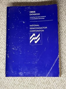 Vtg 1984 National Semiconductor CMOS DATABOOK microCMOS Data Sheets