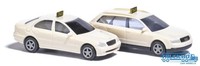 Busch Taxi Set Mercedes Benz C-Klasse / Audi A4 Avant 8341 Scale 1.160