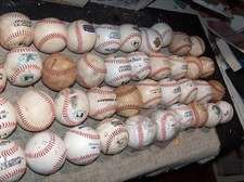 LOT OF 40  Baseballs  Practice Office League & others + 2 new  RS-T  * baseball