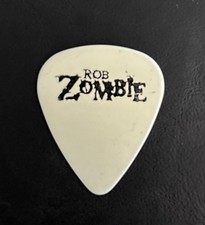Rob Zombie John 5 Signature Face White/Silver Guitar Pick - 2006 Tour