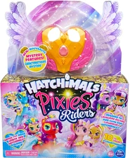 Hatchimals Pixies Riders ~ Crystal Charlotte And Draggle Glider