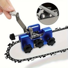 Chainsaw Chain Sharpening Jig Portable Hand Crank Sharpener Tool Set US