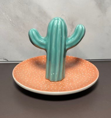 Sass & Belle Ring Holder - Trinket Dish Cactus Southwest Inspired by Rub Stone