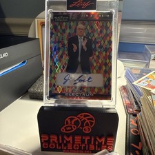 Jim Boeheim 2025 Leaf Electrum Auto 1/1  Syracuse Orange  Coach HOF Signed