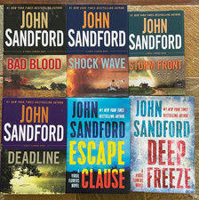 Lot of 6, Virgil Flowers, #4-5,6-10, John Sandford Putnam 4 1st ed, HC/DJ