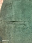 Don’t Stop Classics Leather Vest Snap Medium Forest Green Western Boho VINTAGE  — photo 3