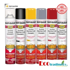 Rust-Oleum 334128 Stops Rust Turbo Spray Paint, 24 oz, Gloss (Select Color)