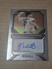 2021 RYAN WEATHERS PANINI PRIZM AUTOGRAPHED AUTO ROOKIE CARD RC #RA-RW PADRES. rookie card picture