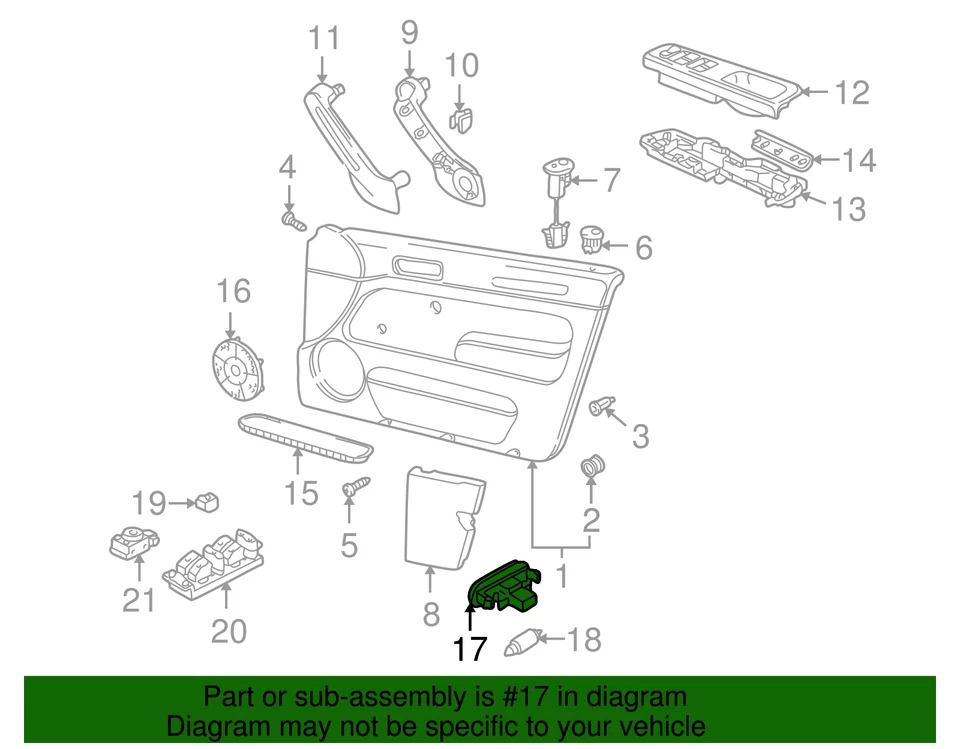Lámpara de cortesía genuina Volkswagen 1J0-947-411-E Foto 2 de 4