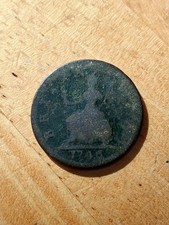 1746 George Ii Half Penny Coin