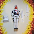 GI Joe Black Major Custom 3.75" Arctic White Cobra Officer Action Figure