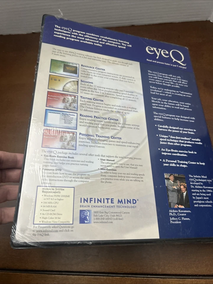 Eye Q Infinite Mind Speed Reading CD Brain Enhancement PC Software NEW SEALED - Image 4 of 4