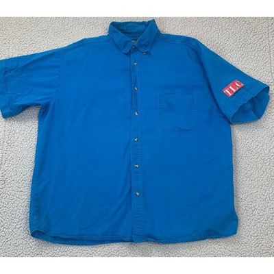 Blue Generation Men's 2XL Blue Button-Down Shirt   Trading Spaces TLC TV Show