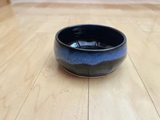 Doug Smith Pottery - matching ceramic soap dish and shave bowl set - handmade