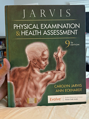 Physical Examination & Health Assessment 9th Ed HC Jarvis Eckhardt