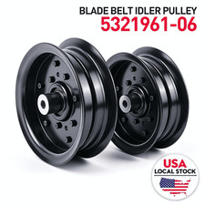 2X Flat Idler Pulley Replaces For AYP/Roper/Sears 197379 532 Husqvarna 532196106