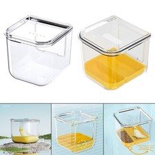 Bird Bath Cage with Hooks Hanging Planet Shower Case for Decor Lovebird Home