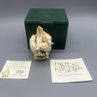 Harmony Kingdom Blue Heaven Dolphin Pod UK Made Box Figurine SIGNED