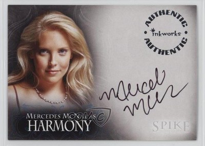 2005 Inkworks Spike: The Complete Story Mercedes McNab as Harmony #A4 Auto 18hi