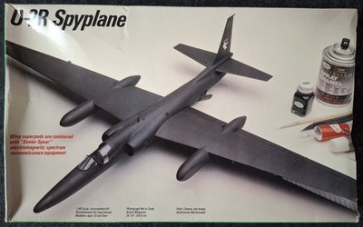 Vintage 1989 Testors/Italeri 1/48 Lockheed U-2R Spyplane - Open Box, NOS #508
