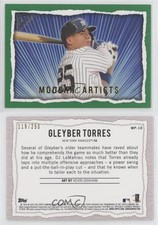 2020 Topps Gallery Modern Artists Green /250 Gleyber Torres #MP-10