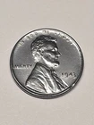 DIE CRACK ERROR Uncirculated 1943  Mint Steel Lincoln Wheat Cent St124