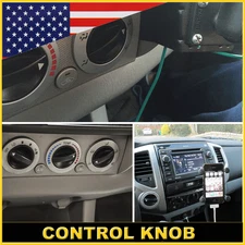 For Toyota Tacoma 2005-2011 3X A/C Control Knobs Audio Radio Fits Replace Kit US