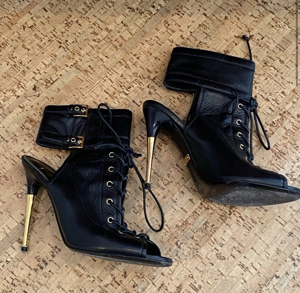 Tom Ford - Lace Up Heals - Image 2 of 3