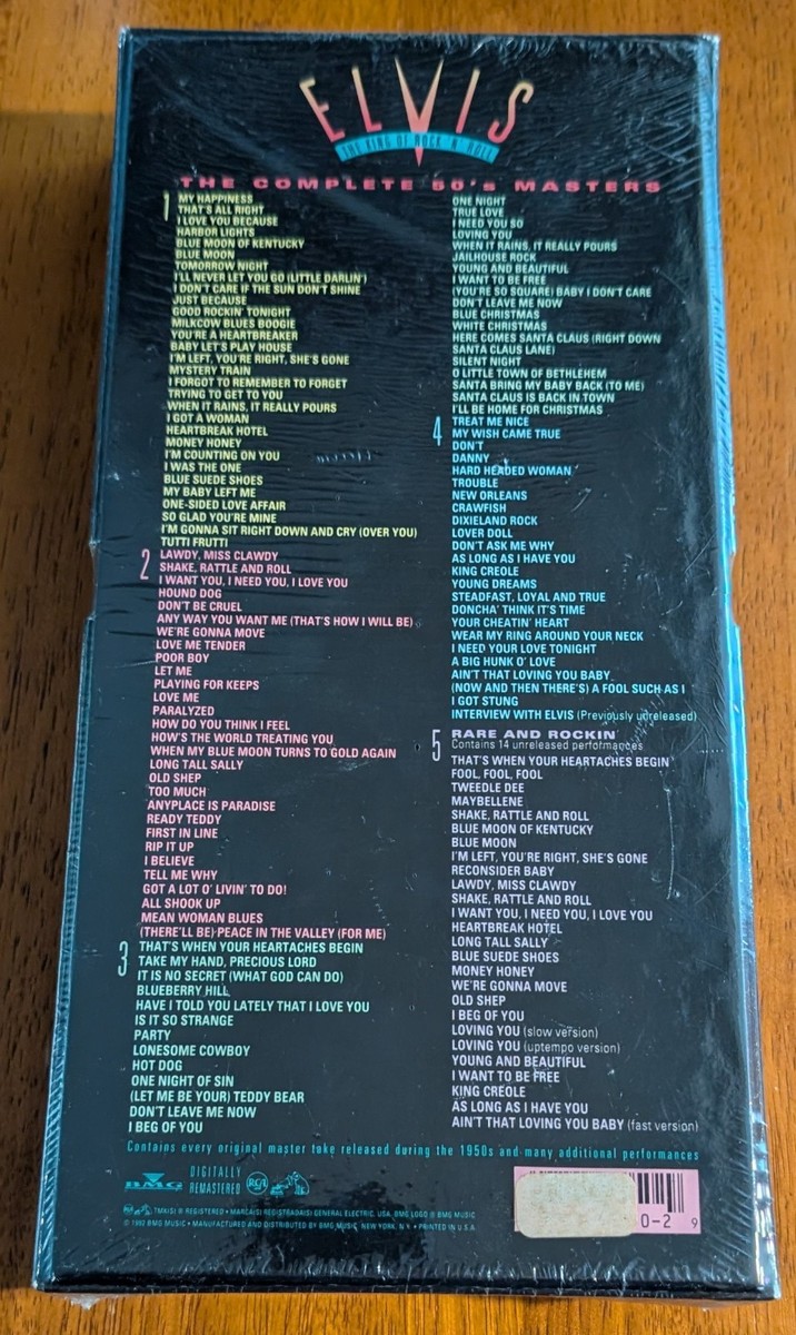 The King of Rock 'n' Roll: The Complete 50s Masters [Box] by Elvis
