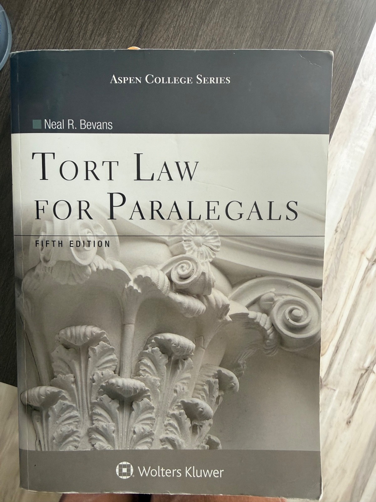 Tort Law for Paralegals (Aspen College Series) Neal R. Bevans 5th Ed- Very Good