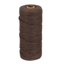 2mm x 186 Yard Brown Natural Cotton Macrame Rope, 2 Strands