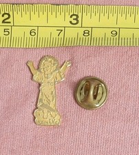 Yo Reinare Divino Nino Jesus Religious Gold Tone Lapel Pin Divine Jesus Child