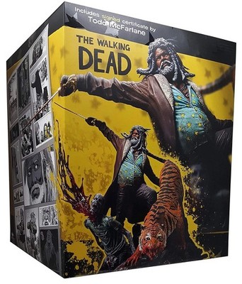 McFarlane Toys The Walking Dead Ezekiel and Shiva Signed edition 483/1000