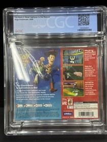 Toy Story 2 Buzz Lightyear Rescue Sega Dreamcast CGC Graded 9.6 New