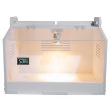 WIONBE Intelligent Brooder Box for Newborns Chicks Ducks Quail Purple white